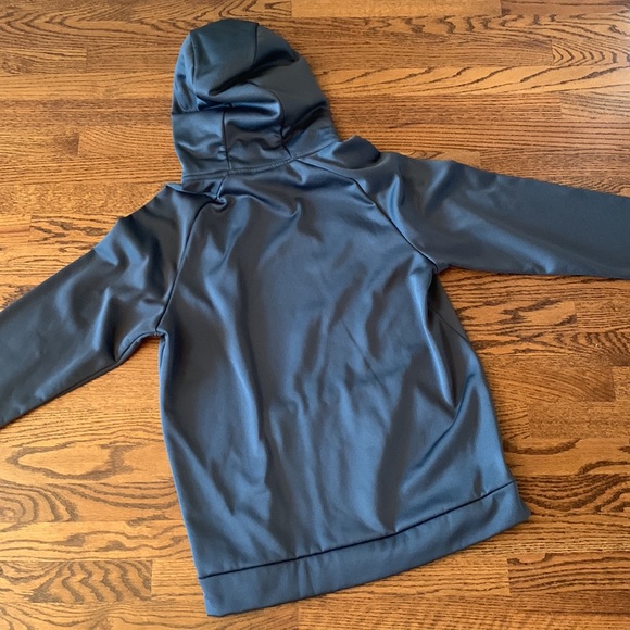 Nike Dri Fit Pullover Hoodie Sweatshirt Jacket in Gray Size Medium - Picture 4 of 5